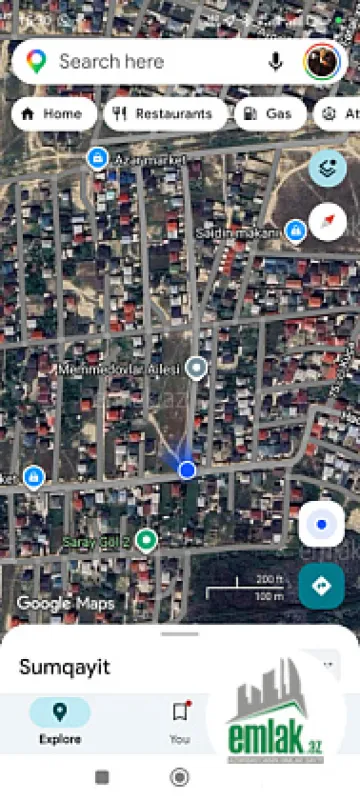 Satılır torpaq sahəsi 87.5 m²