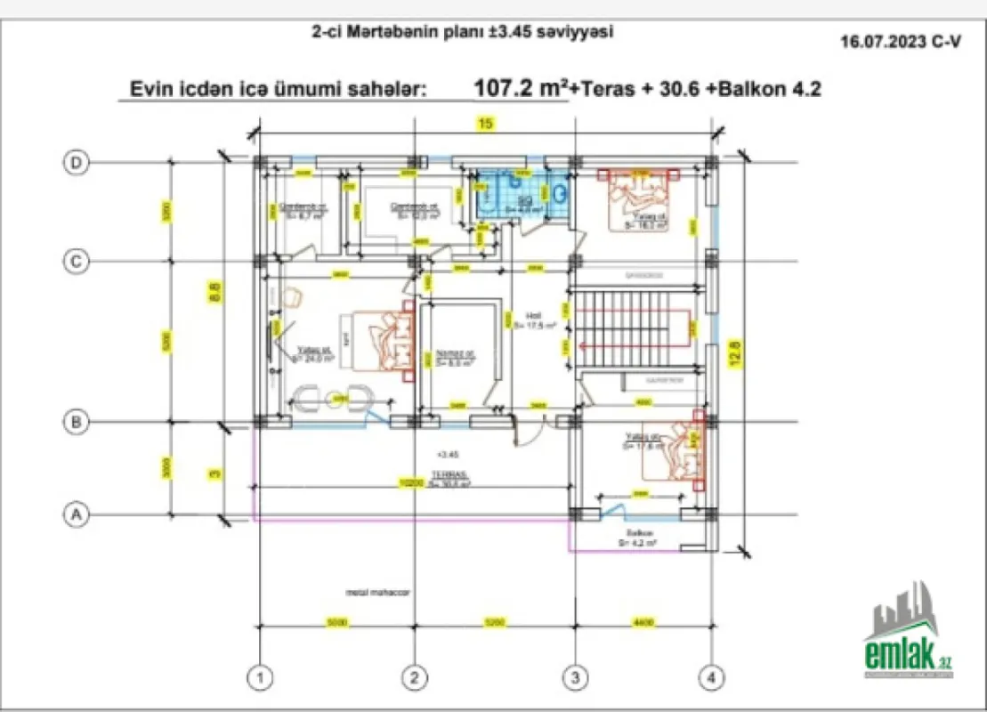 Satılır 6 otaqlı həyət evi 360 m²