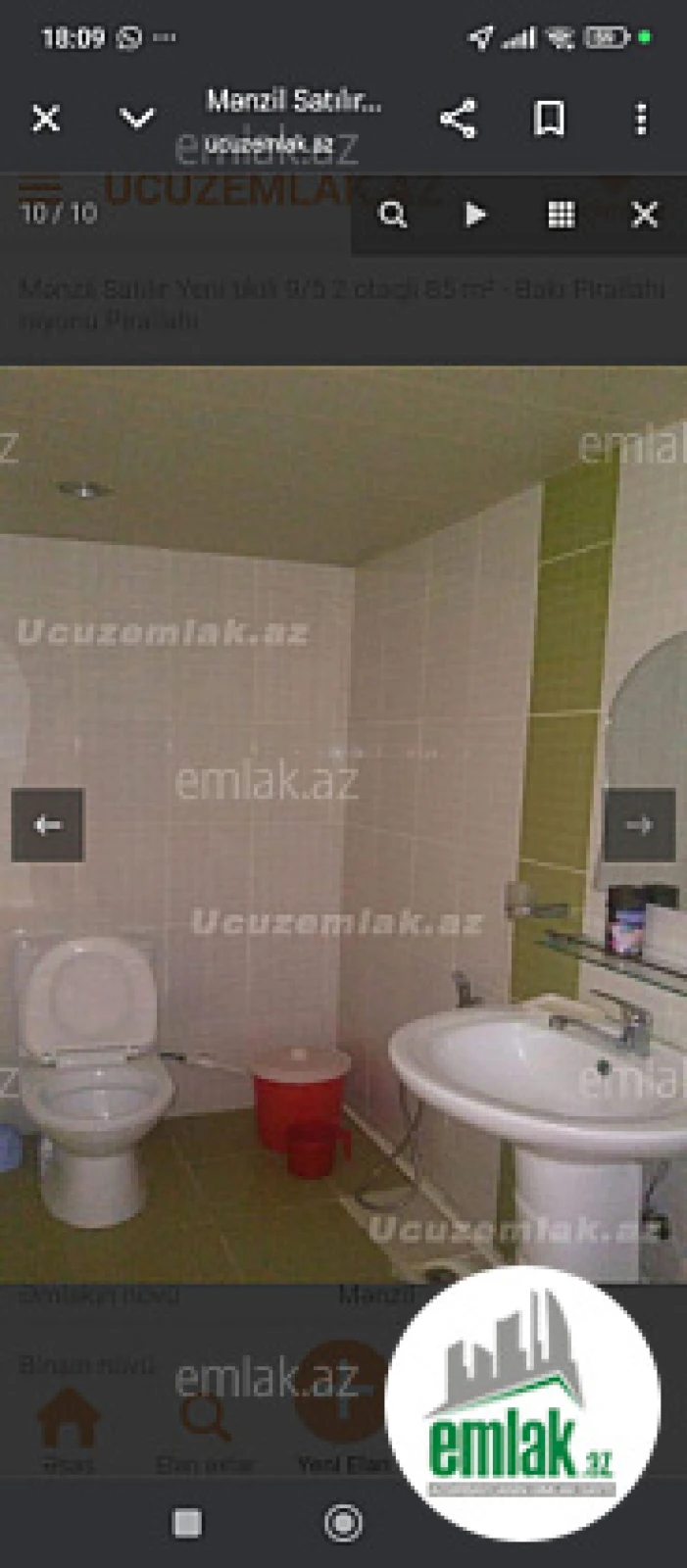 Satılır 2 otaqlı yeni tikili 92 m²