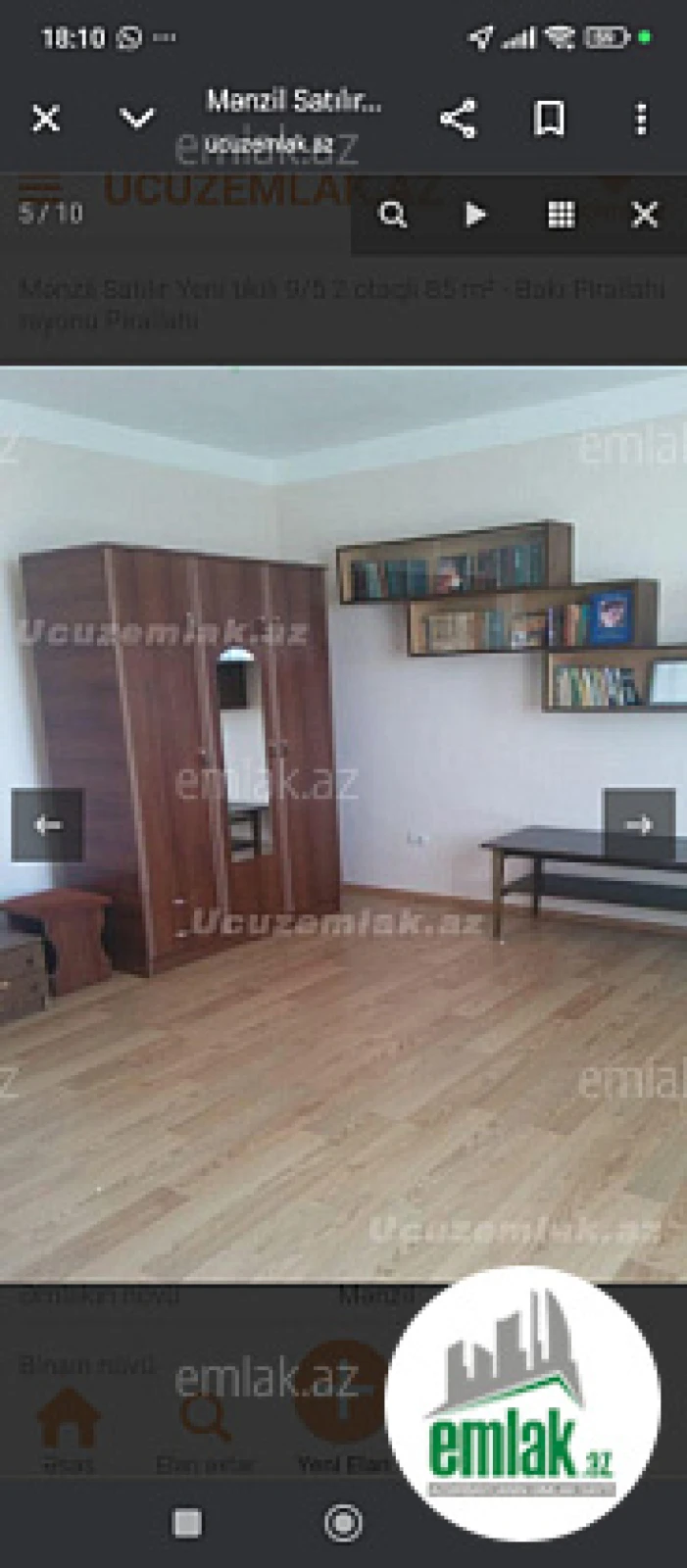 Satılır 2 otaqlı yeni tikili 92 m²