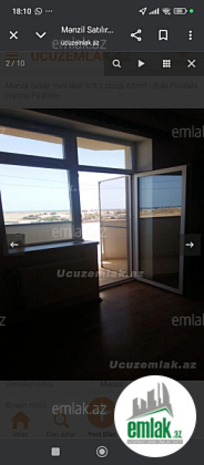 Satılır 2 otaqlı yeni tikili 92 m²