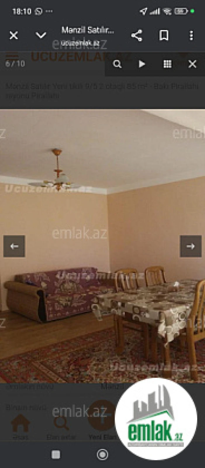 Satılır 2 otaqlı yeni tikili 92 m²