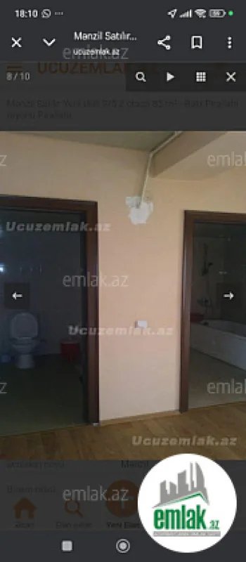 Satılır 2 otaqlı yeni tikili 92 m²