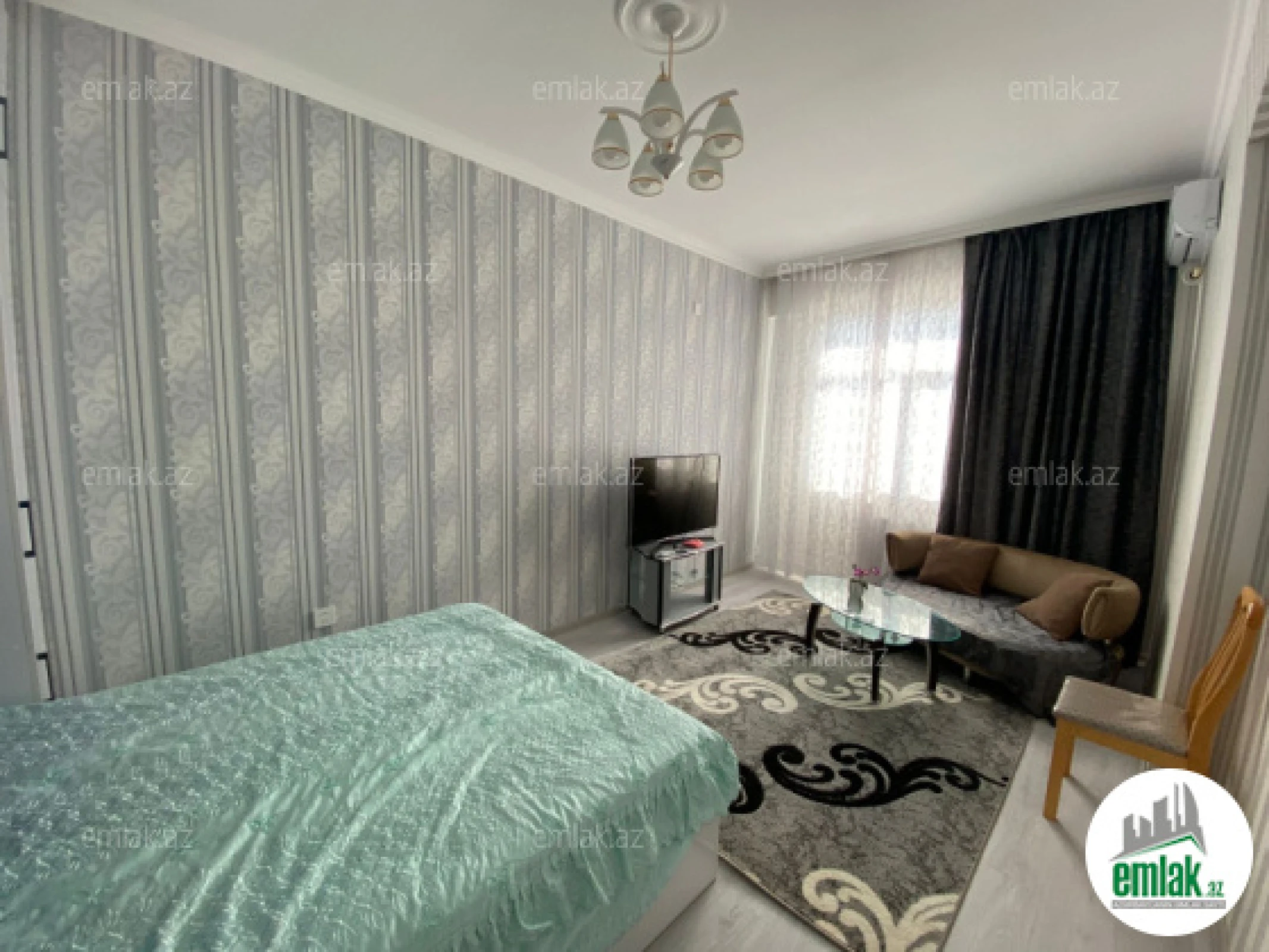 Satılır 1 otaqlı yeni tikili 52.3 m²