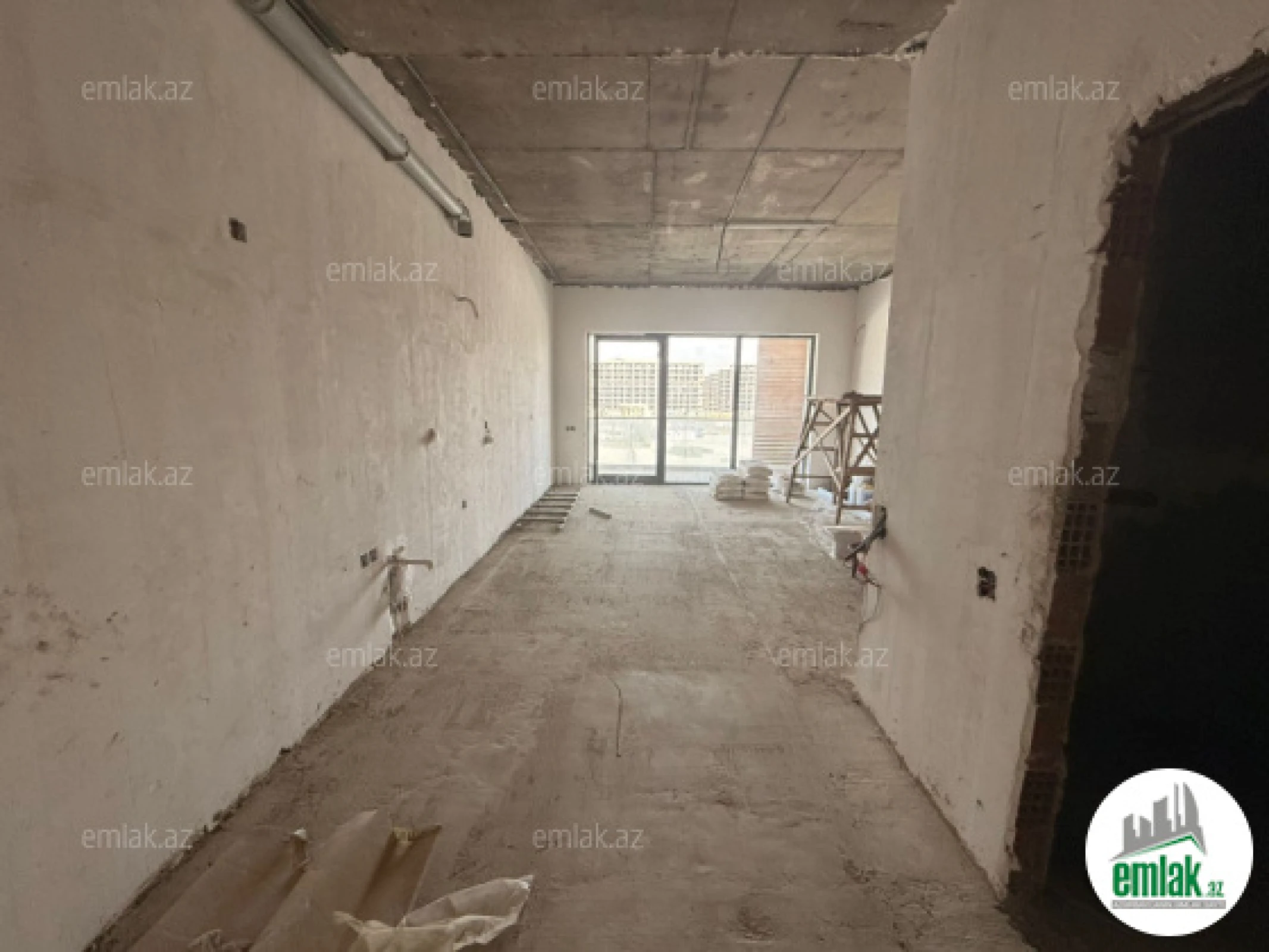 Satılır 1 otaqlı yeni tikili 57.4 m²