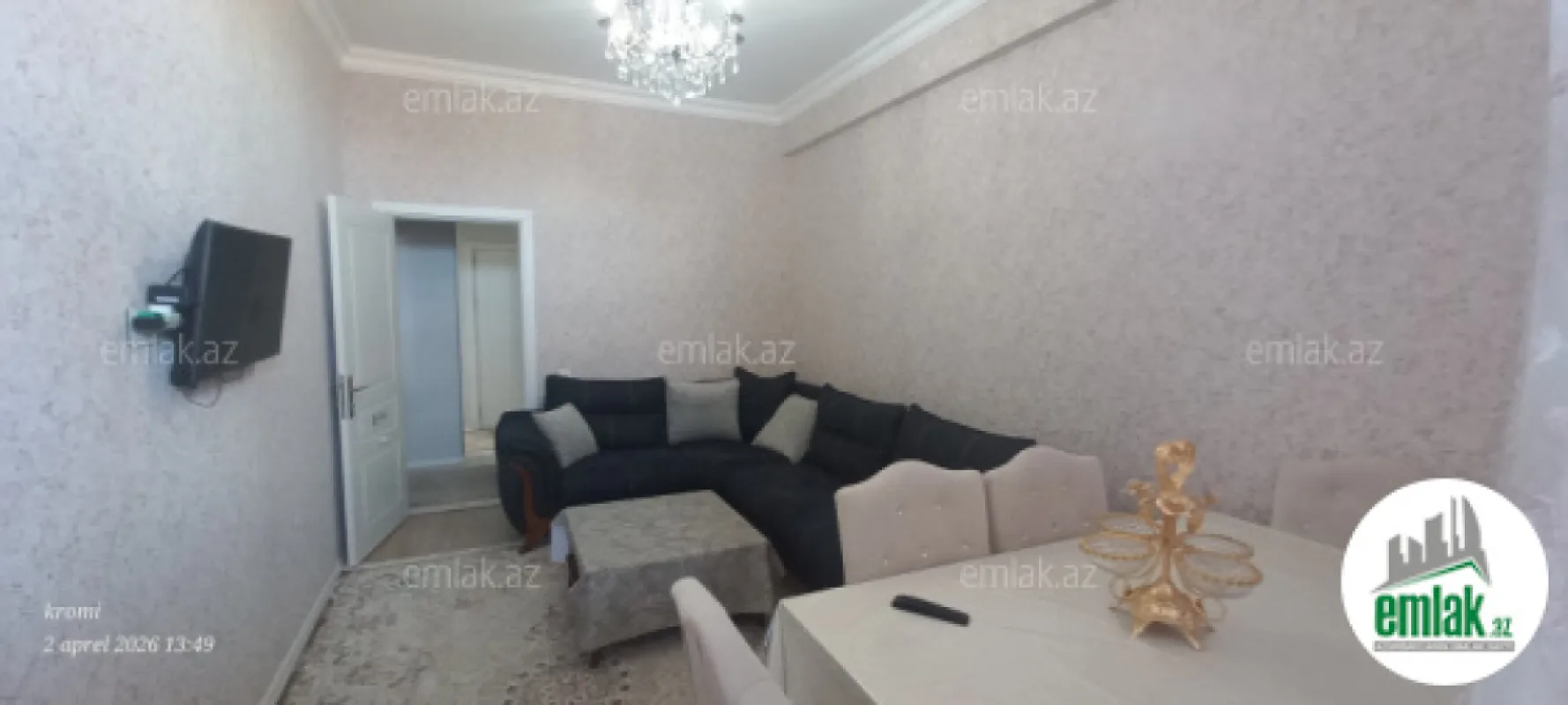 Satılır 2 otaqlı yeni tikili 91 m²