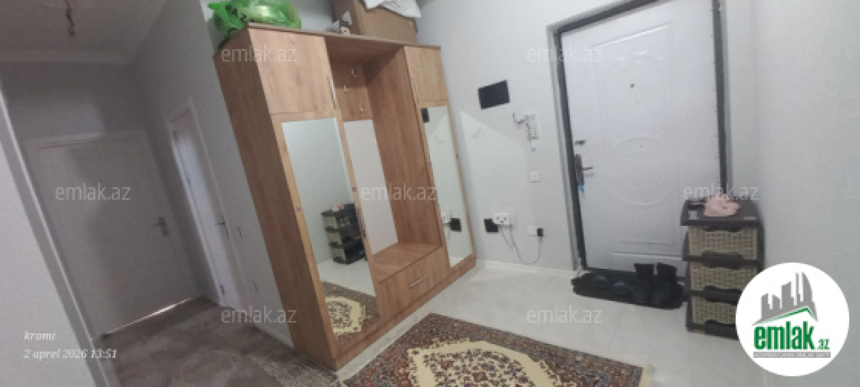 Satılır 2 otaqlı yeni tikili 91 m²