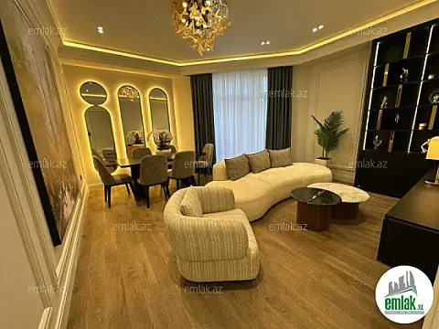Satılır 3 otaqlı yeni tikili 124 m² — Bakı 3 otaq 124.00 m²
