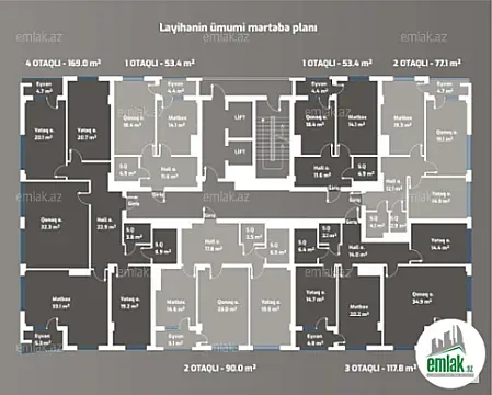Satılır 3 otaqlı yeni tikili 118 m²
