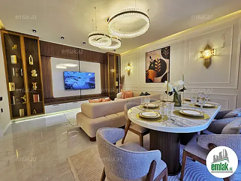 Satılır 4 otaqlı mənzil 120 m²