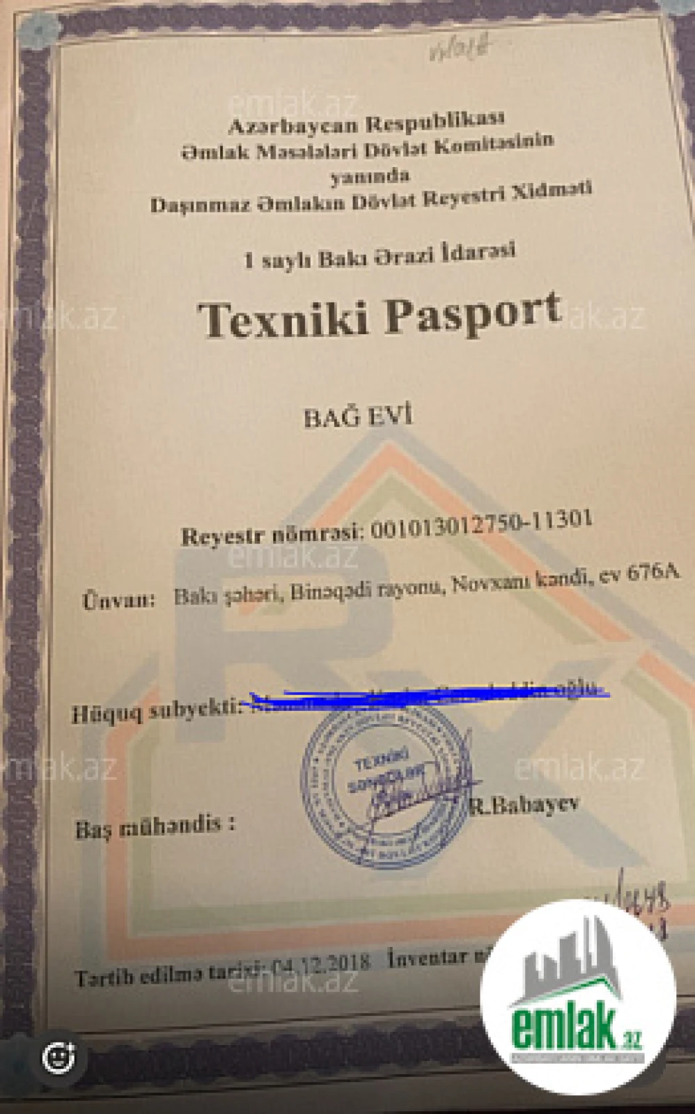 Satılır 5 otaqlı mənzil 150 m²