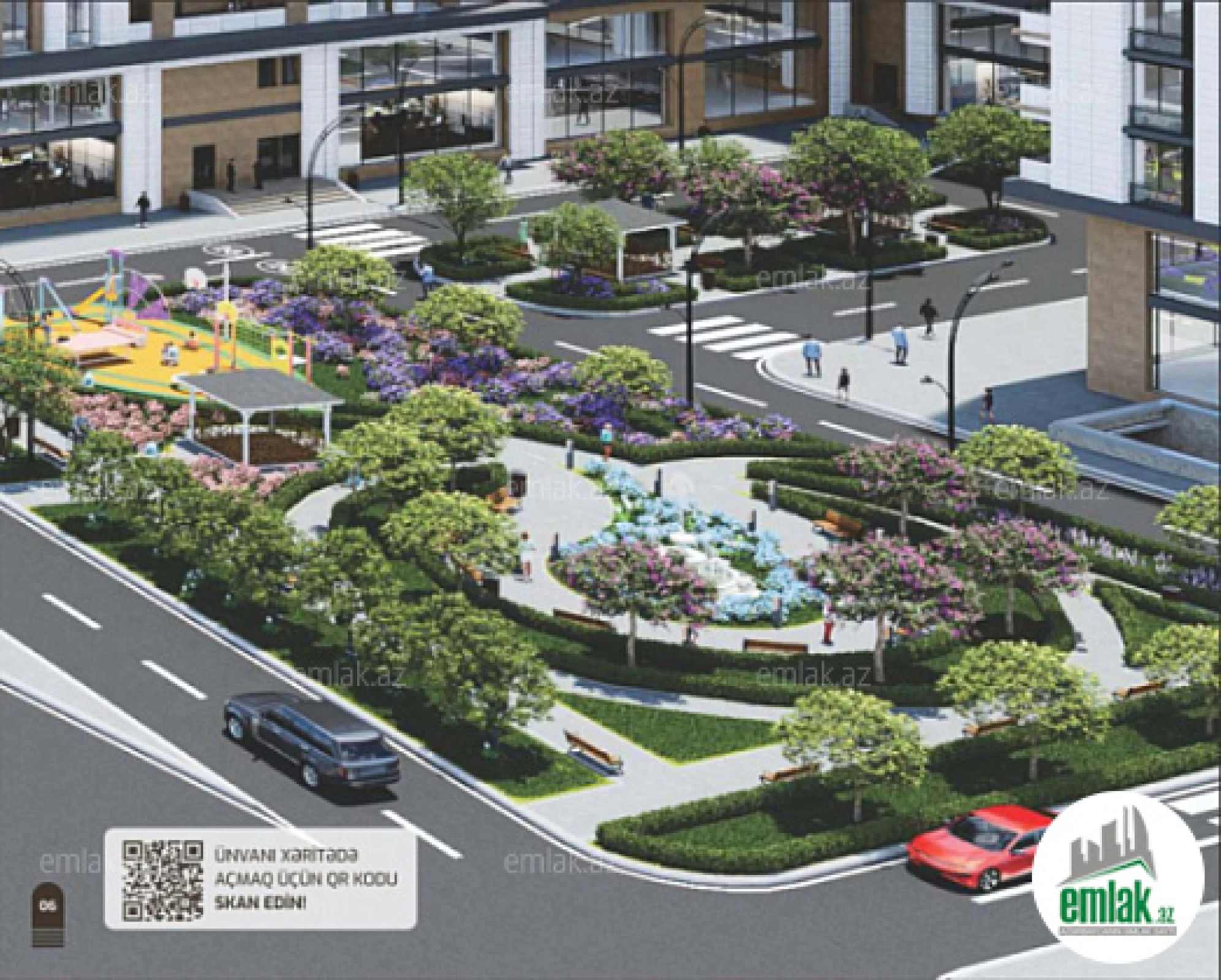 Satılır 2 otaqlı yeni tikili 53.4 m²