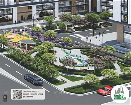 Satılır 2 otaqlı yeni tikili 53.4 m²