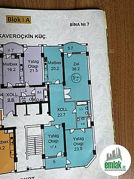 Satılır 3 otaqlı yeni tikili 141 m²