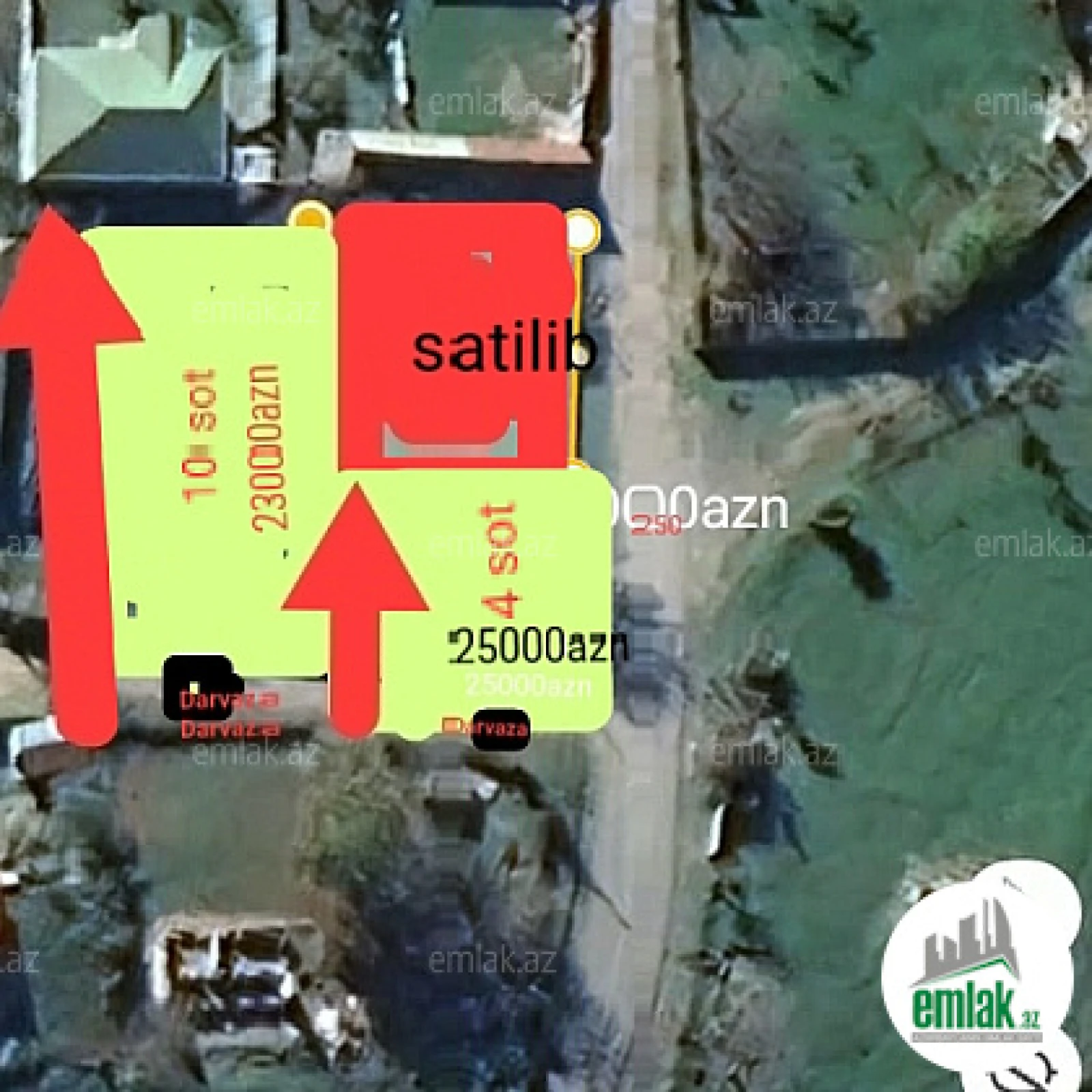 Satılır torpaq sahəsi 14 m²