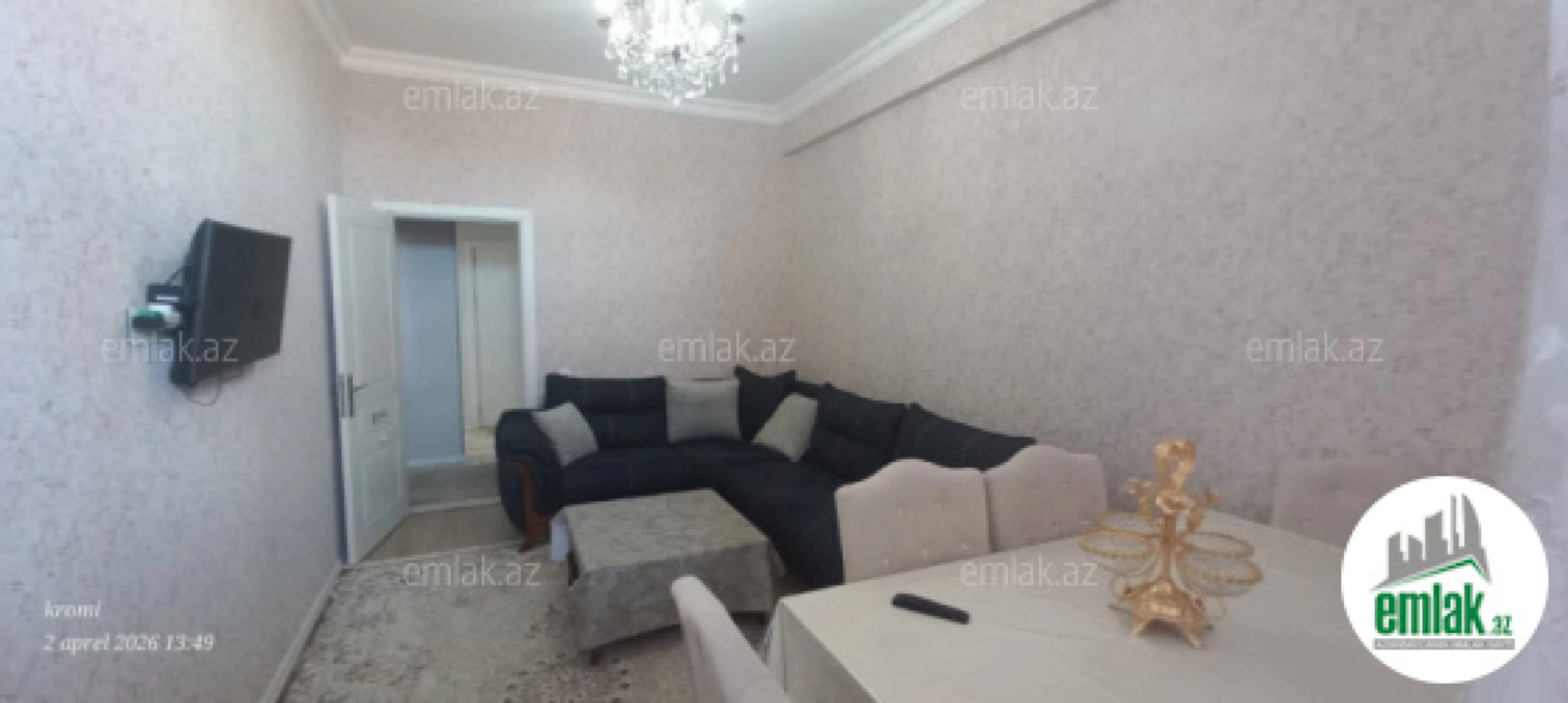 Satılır 2 otaqlı yeni tikili 91 m²