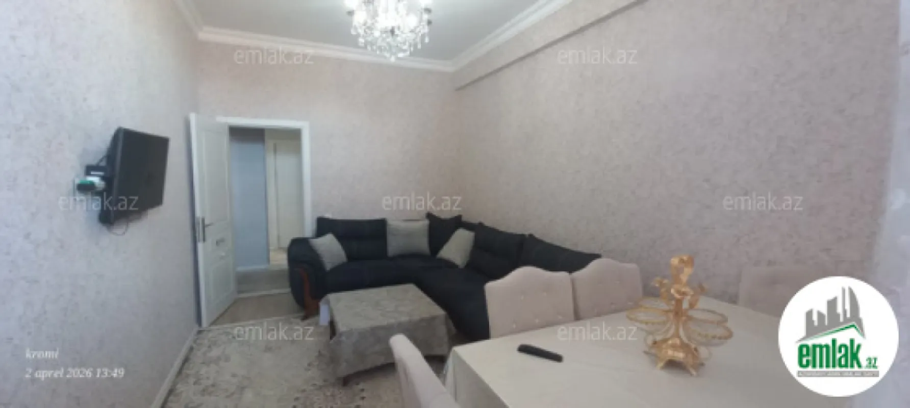 Satılır 2 otaqlı yeni tikili 91 m²