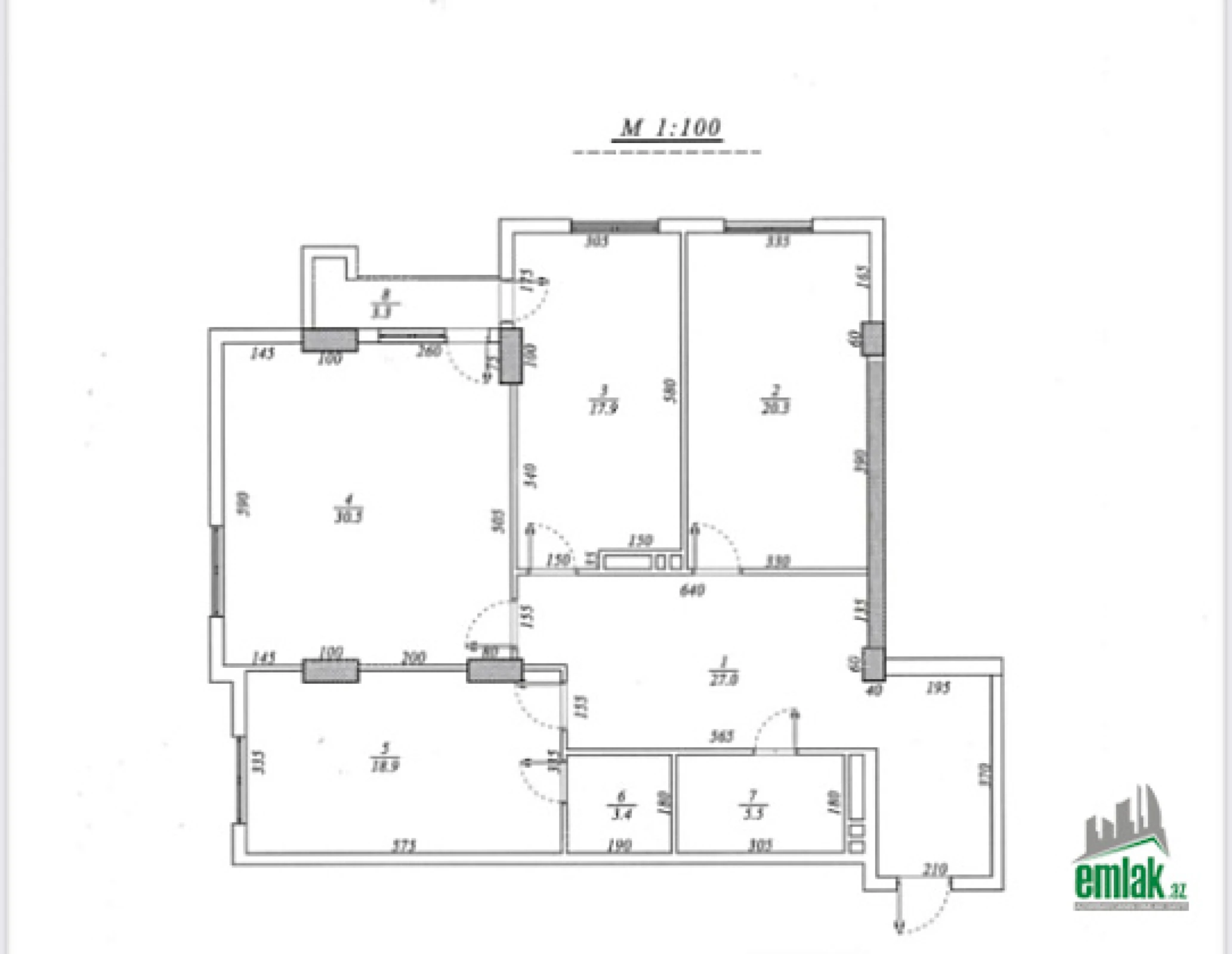 Satılır 3 otaqlı yeni tikili 134 m²