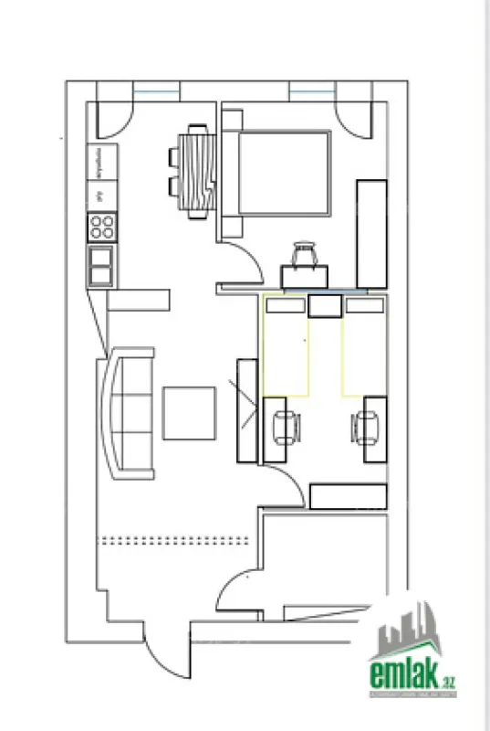 Satılır 3 otaqlı yeni tikili 68 m²