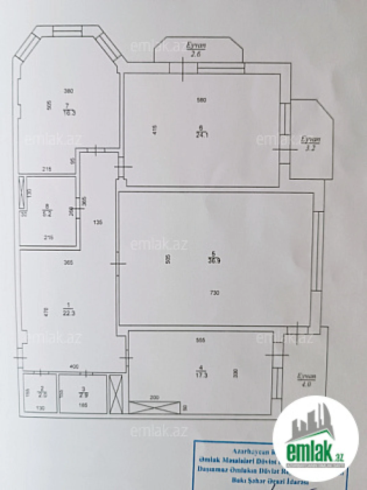 Satılır 3 otaqlı yeni tikili 137 m²