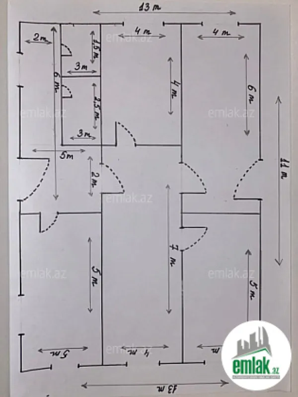 Satılır 6 otaqlı yeni tikili 300 m²