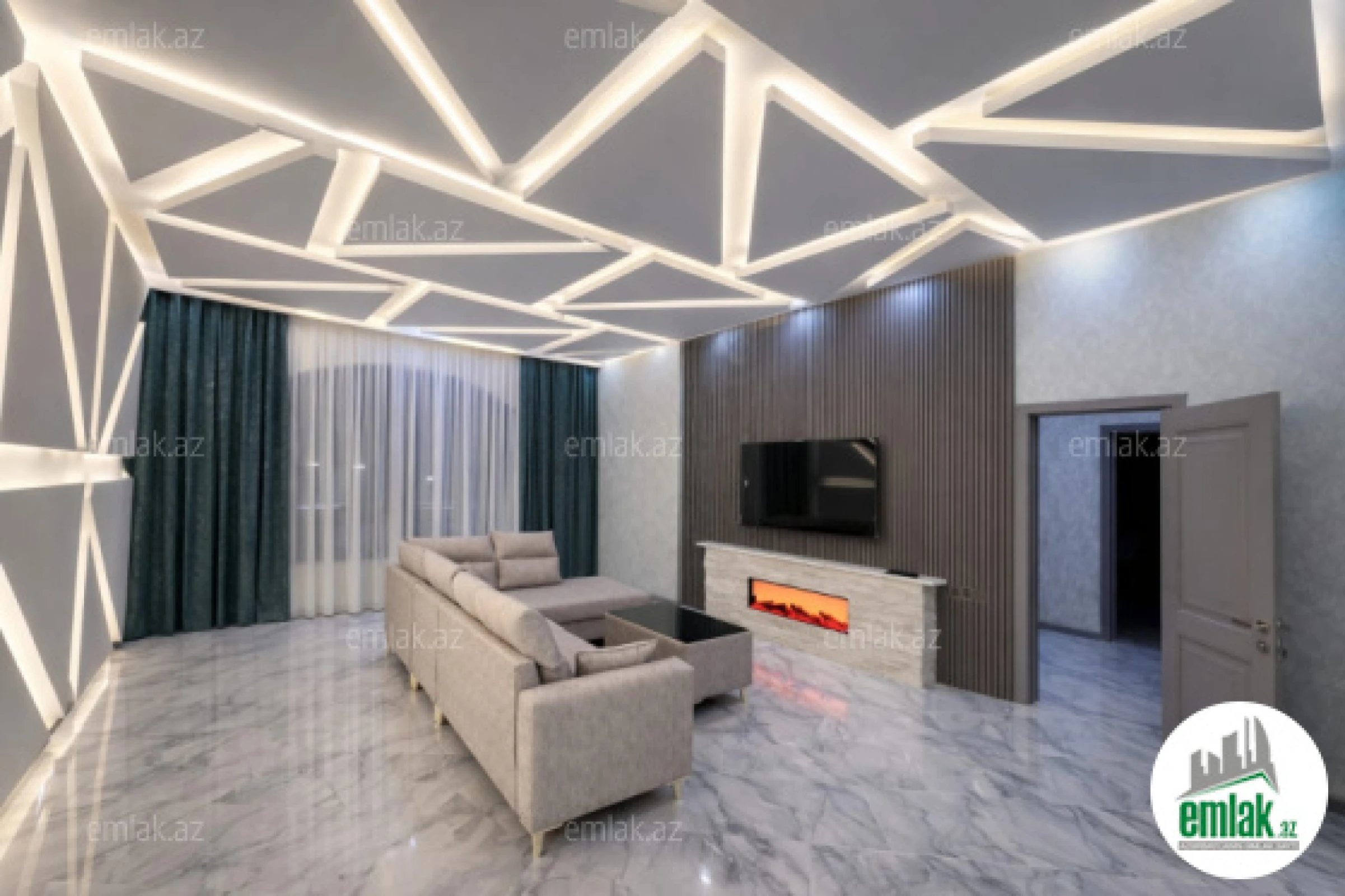 Satılır 5 otaqlı mənzil 200 m²