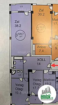 Satılır 3 otaqlı yeni tikili 130 m²