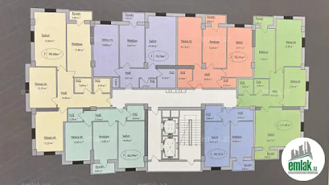 Satılır 3 otaqlı yeni tikili 118 m²