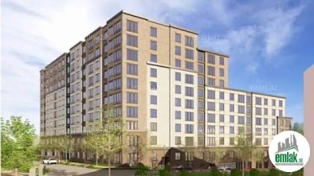 Satılır 2 otaqlı yeni tikili 51 m² — Bakı 2 otaq 51.00 m²