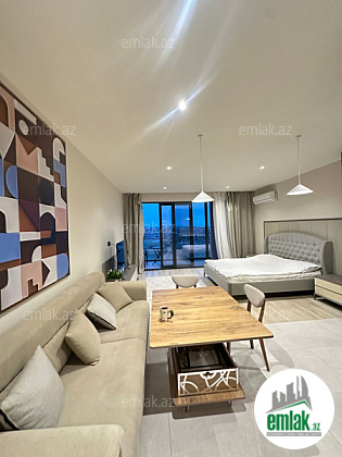 Satılır 1 otaqlı yeni tikili 58 m² — Bakı 1 otaq 58.00 m²