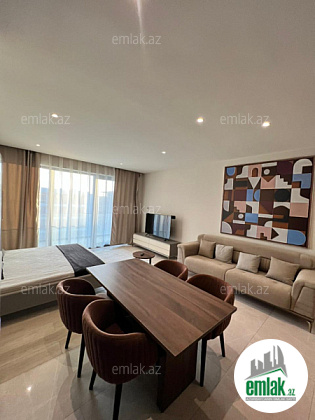 Satılır 1 otaqlı yeni tikili 57 m² — Bakı 1 otaq 57.00 m²