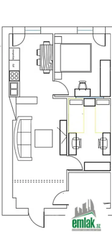 Satılır 3 otaqlı yeni tikili 68 m²
