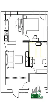 Satılır 3 otaqlı yeni tikili 68 m² — Bakı 3 otaq 68.00 m²
