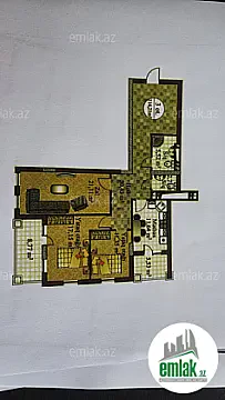 Satılır 3 otaqlı yeni tikili 114 m² — Bakı 3 otaq 114.00 m²