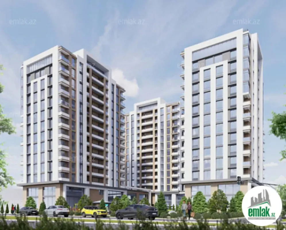 Satılır 2 otaqlı yeni tikili 53.4 m²