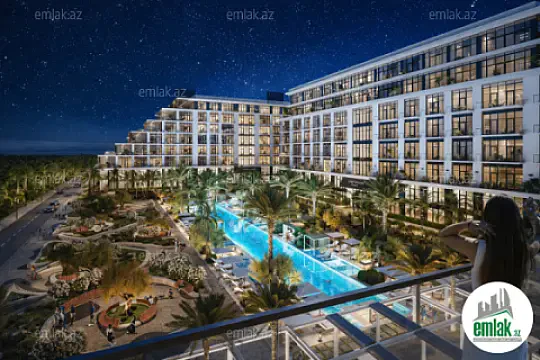 Satılır 1 otaqlı yeni tikili 46.7 m² — Bakı 1 otaq 46.70 m²