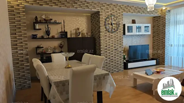 Satılır 3 otaqlı yeni tikili 145 m² — Bakı 3 otaq 145.00 m²