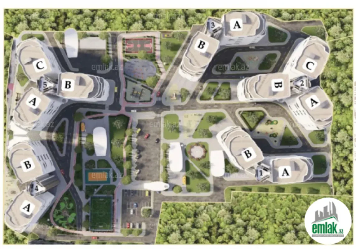 Satılır 2 otaqlı yeni tikili 61 m²