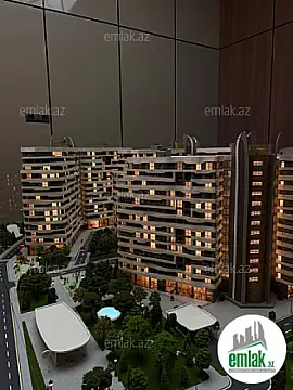 Satılır 2 otaqlı yeni tikili 51.2 m² — Bakı 2 otaq 51.20 m²
