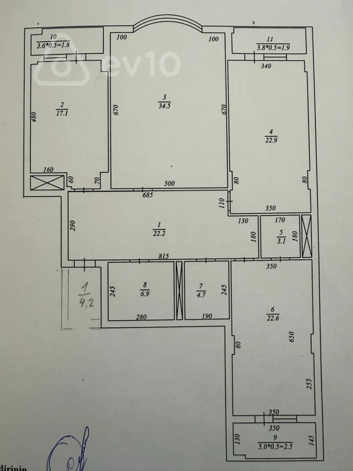 Satılır 4 otaqlı yeni tikili 156 m²