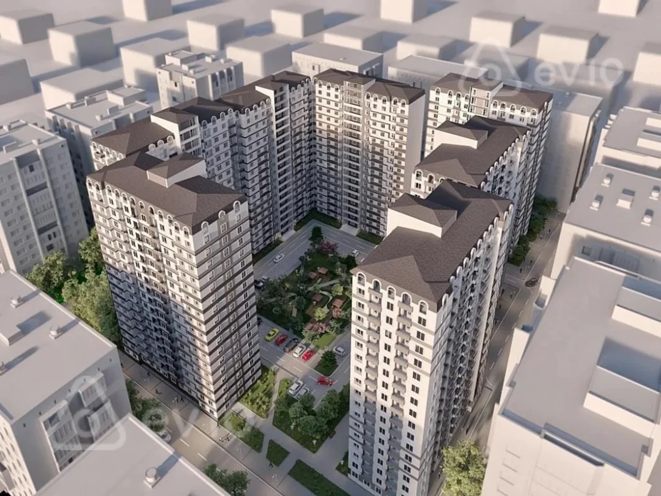 Satılır 1 otaqlı yeni tikili 48.3 m²