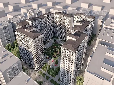 Satılır 1 otaqlı yeni tikili 48.3 m² — Bakı, Binəqədi 1 otaq 48.30 m²