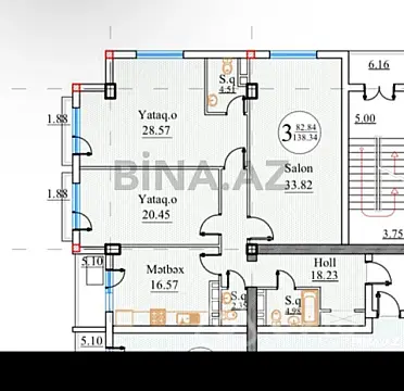 Satılır 3 otaqlı yeni tikili 139 m²