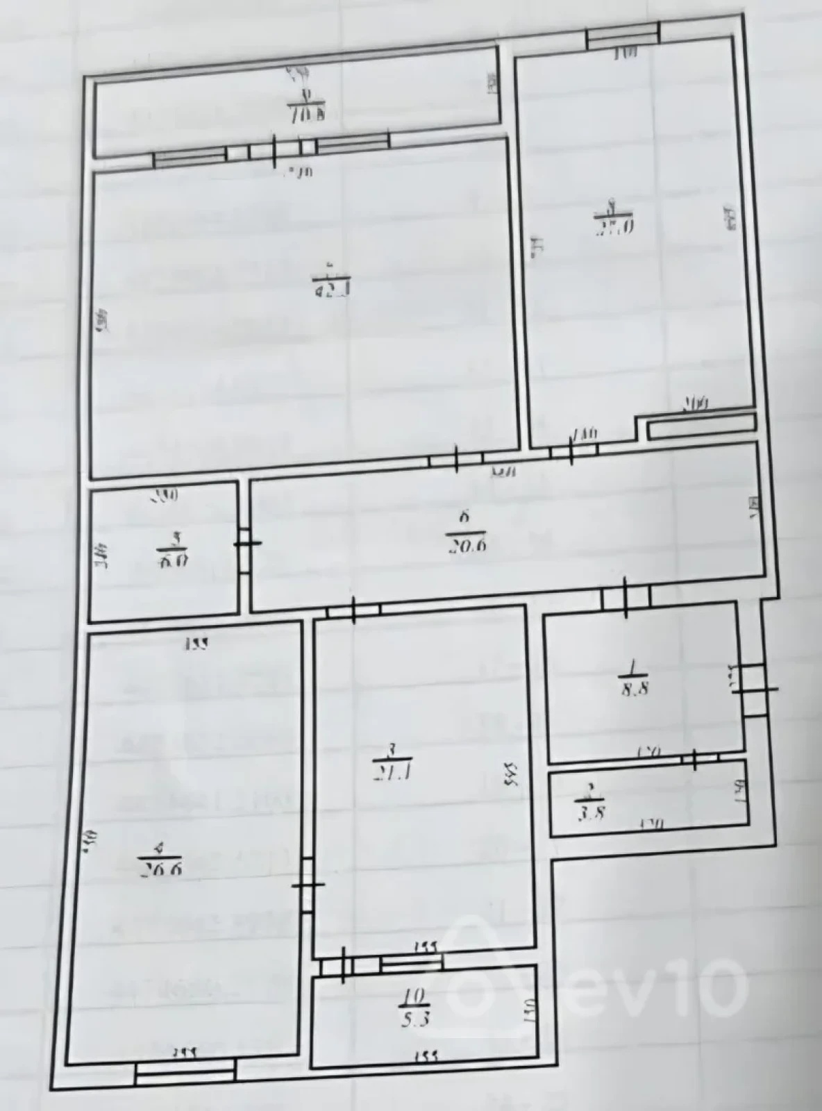 Satılır 3 otaqlı yeni tikili 186 m²
