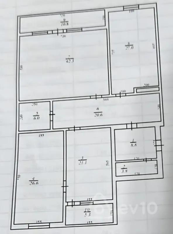 Satılır 3 otaqlı yeni tikili 186 m²