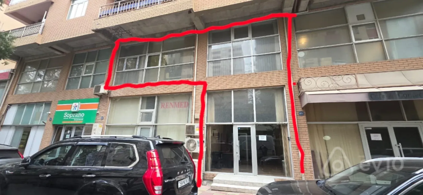 Kirayə verilir 6 otaqlı ofis 180 m²
