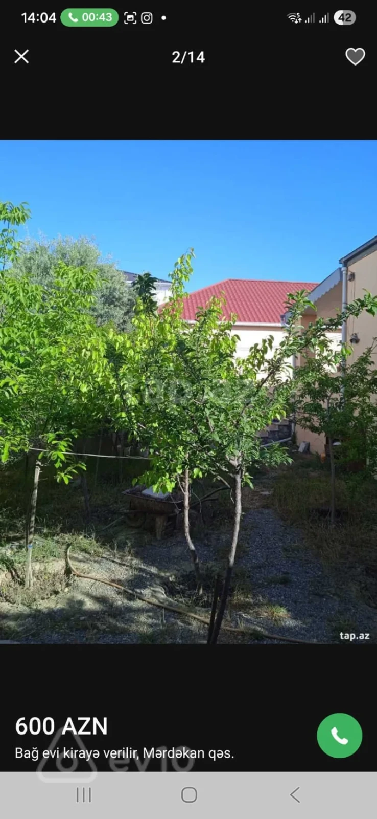 Kirayə verilir 3 otaqlı həyət evi 140 m²