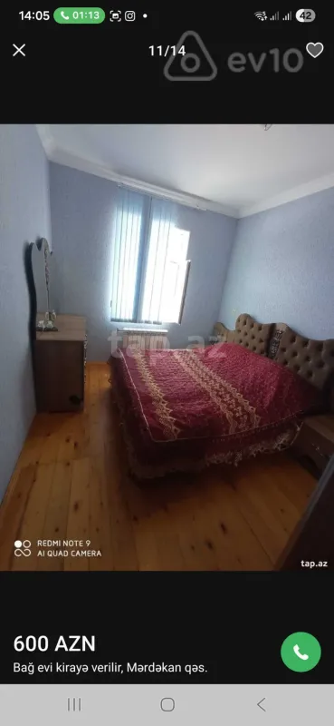 Kirayə verilir 3 otaqlı həyət evi 140 m²