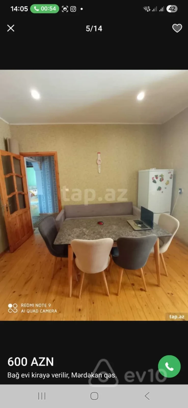 Kirayə verilir 3 otaqlı həyət evi 140 m²