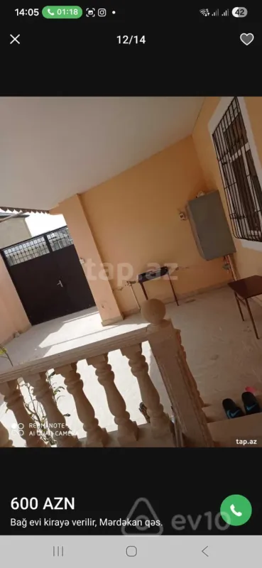 Kirayə verilir 3 otaqlı həyət evi 140 m²